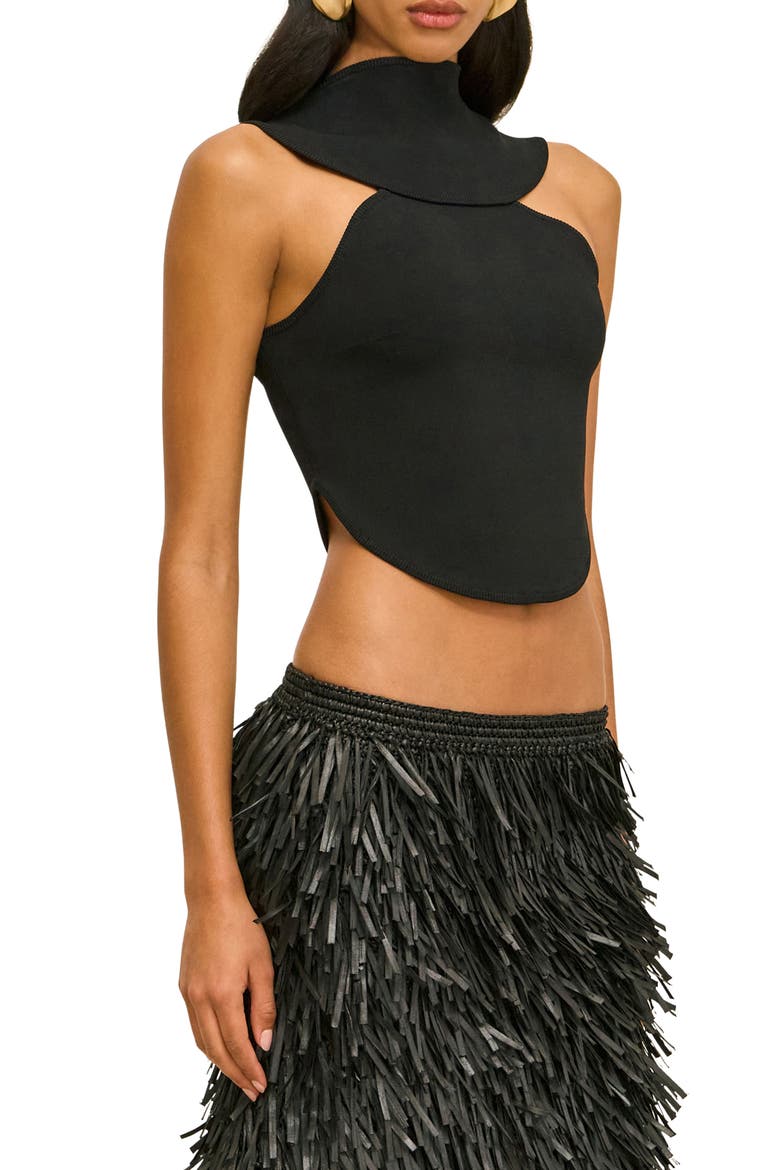 Kevi Halter Tank, Alternate, color, BLACK