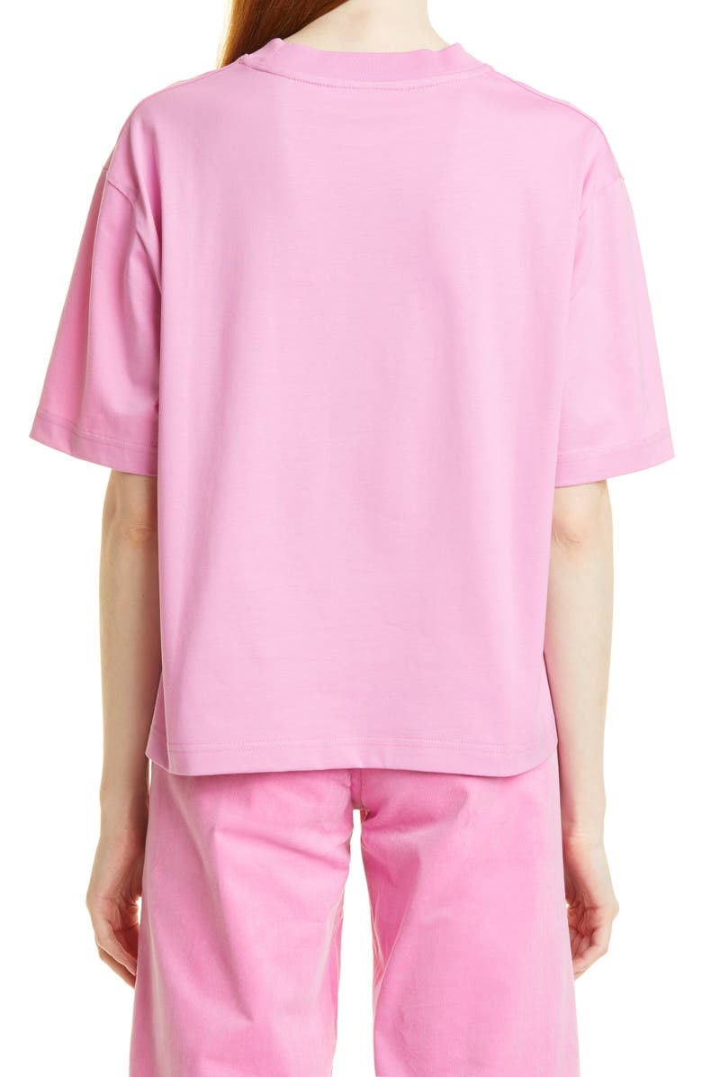 Samsøe Samsøe Chrome Boxy Organic Cotton T-Shirt, Alternate, color, 