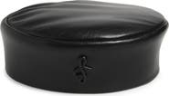 Ruslan Baginskiy Leather Pillbox Hat
