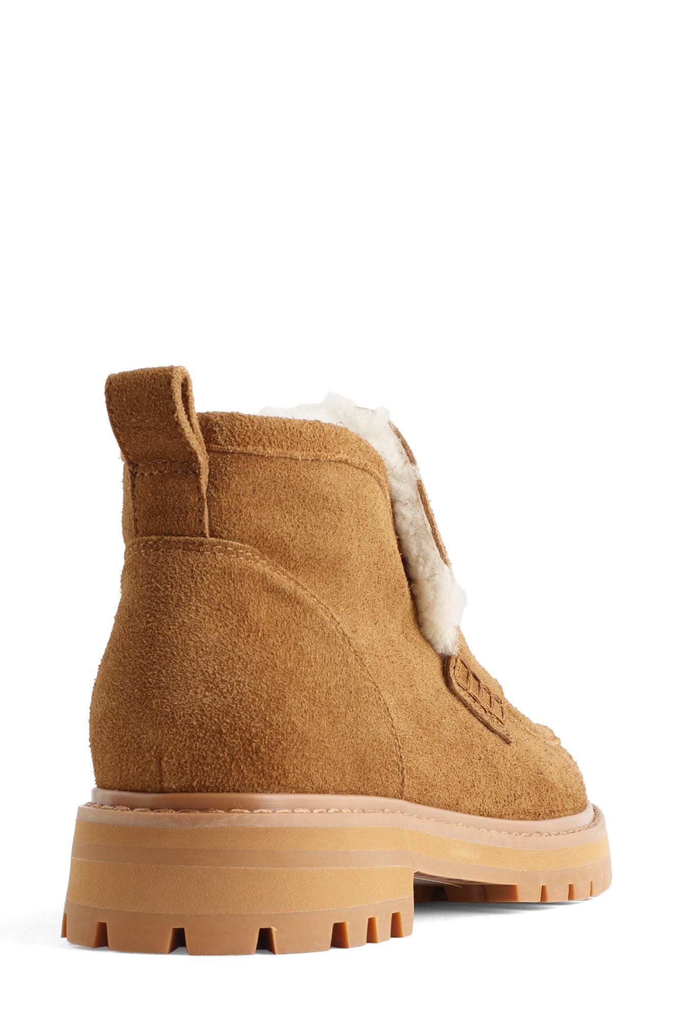 Madewell The Ryder Genuine Shearling Ankle Boot, Alternate, color, 