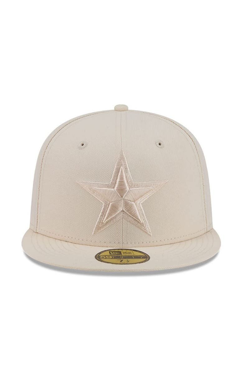 New Era Men's New Era Cream Dallas Cowboys Color Pack 59FIFTY Fitted Hat, Alternate, color, Cream