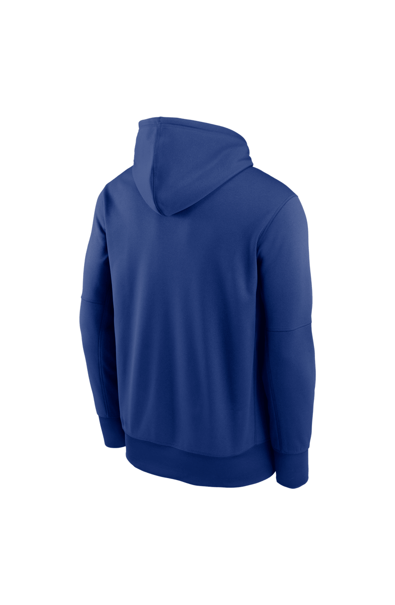 Nike Men's Nike Royal Los Angeles Dodgers Primary Wordmark Therma Hoodie, Alternate, color, Royal