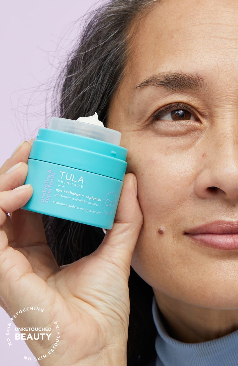 TULA Skincare Eye Recharge + Replenish Pro-Ferm<sup>™</sup> Overnight Complex, Alternate, color,