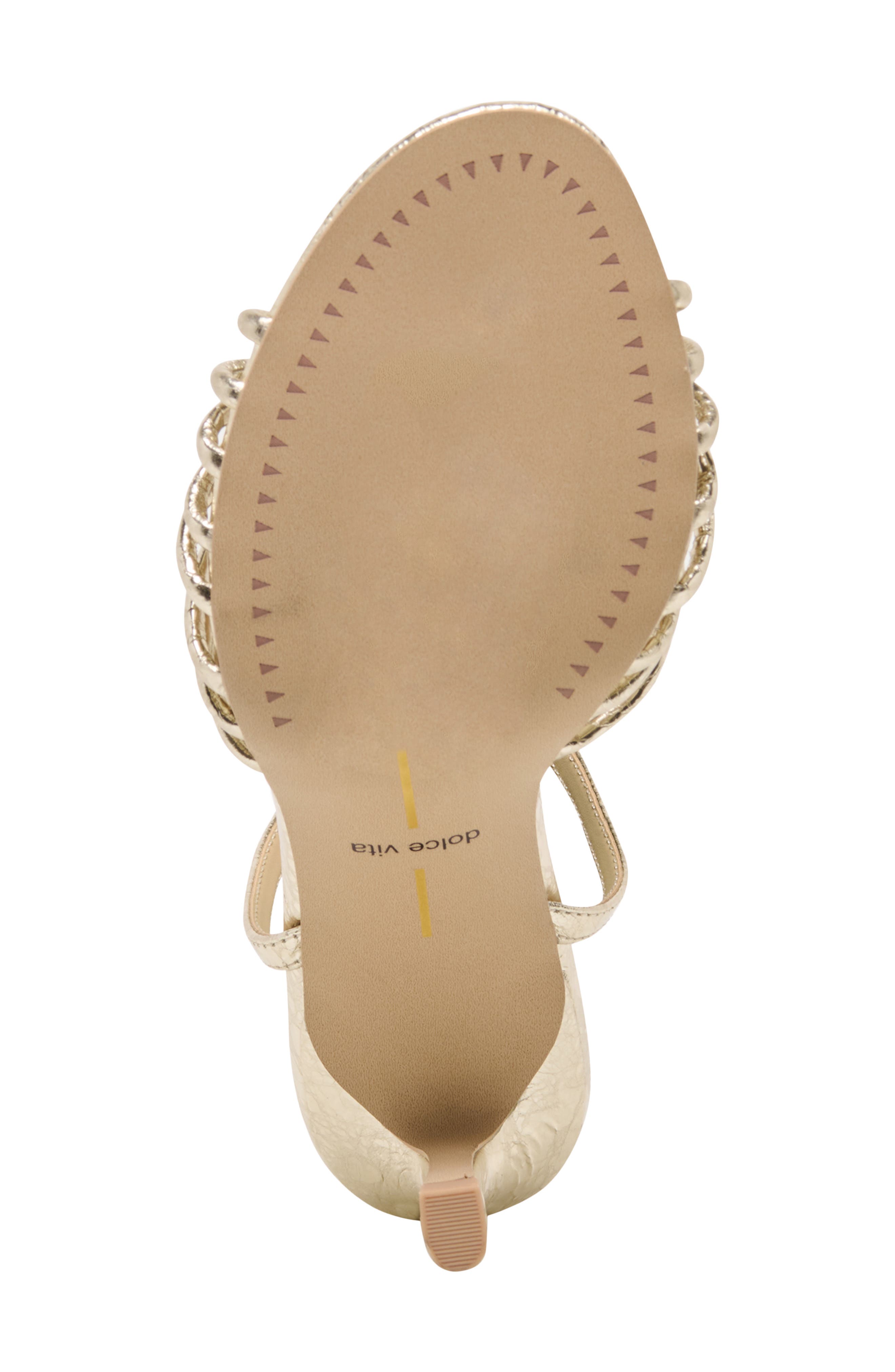 Dolce Vita Isebel Ankle Strap Sandal, Alternate, color, Platinum Distressed Leather