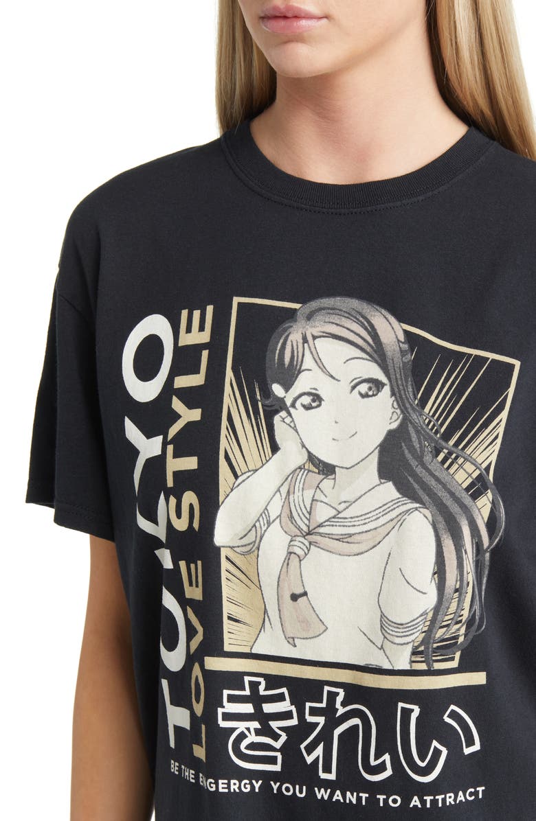 Vinyl Icons Tokyo Animé Cotton Graphic Tee, Alternate, color,