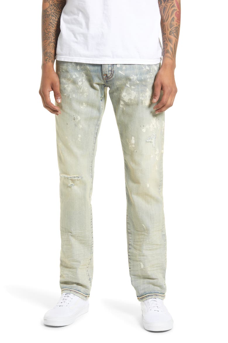 Rocker Men's Slim Fit Nonstretch Jeans, Main, color, TRIP