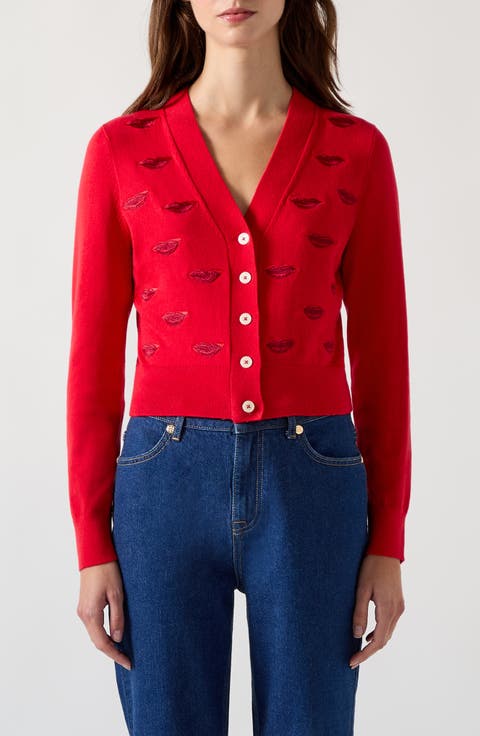 Tallis Lips Cardigan