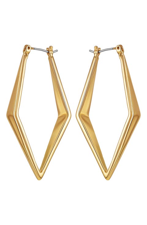 Geometric Hoop Earrings