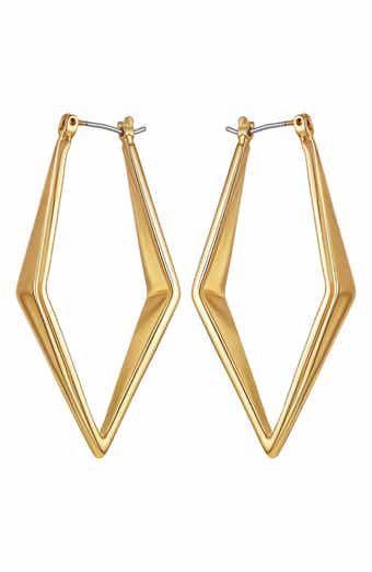 Vince Camuto Geometric Hoop Earrings