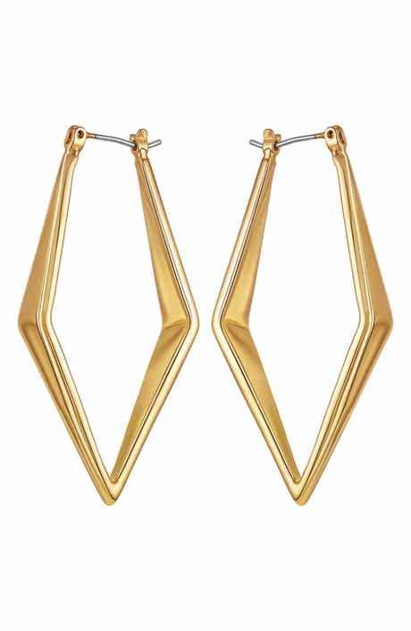 Vince Camuto Geometric Hoop Earrings