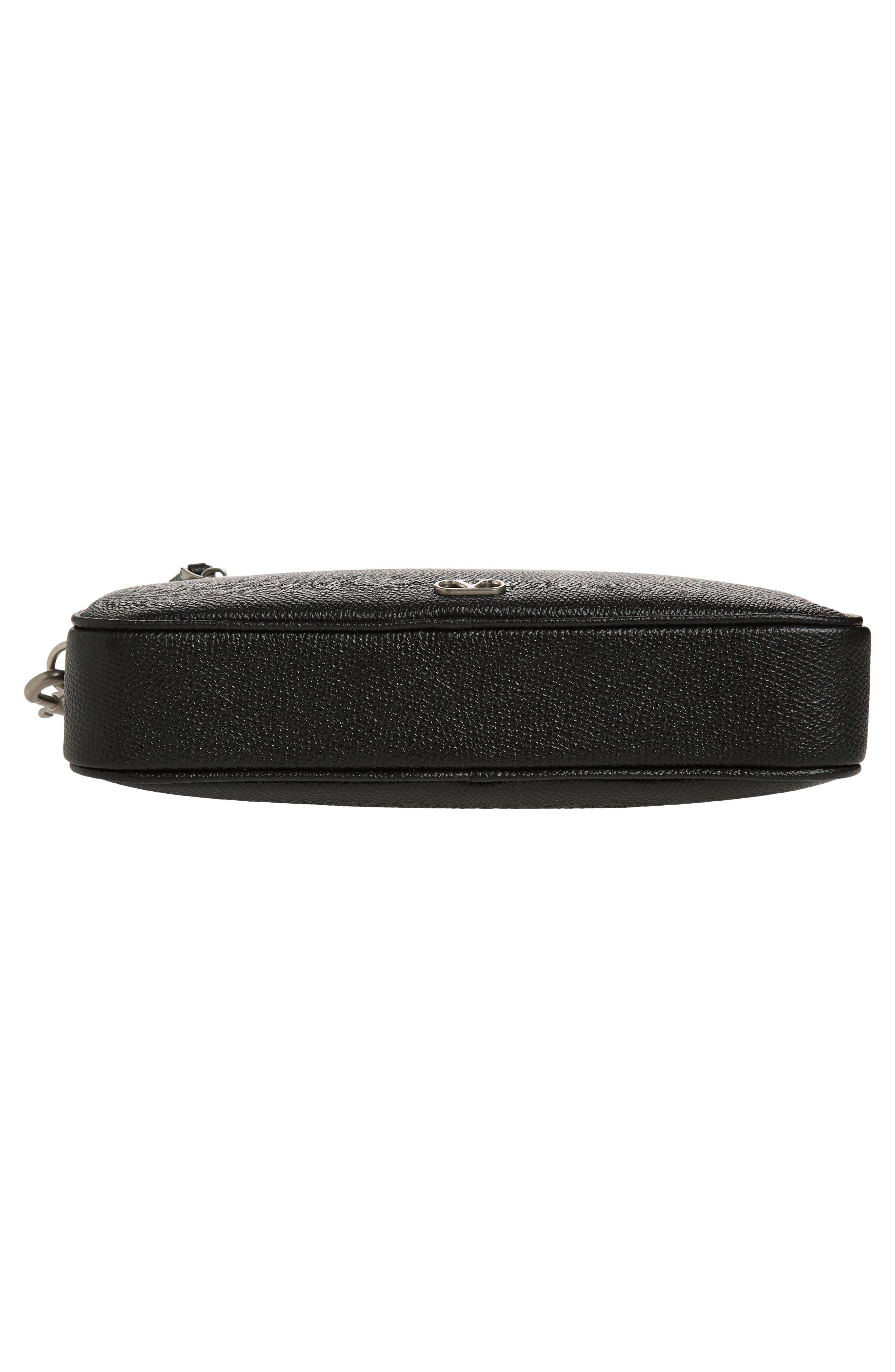 Signature VLOGO Zip Pouch, Alternate, color, BLACK