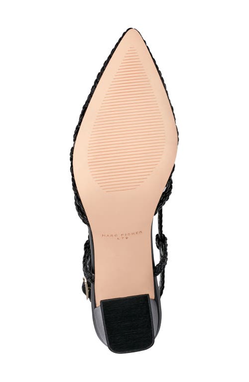 Marc Fisher Ltd Zunnie Slingback Pointed Toe Pump In Black