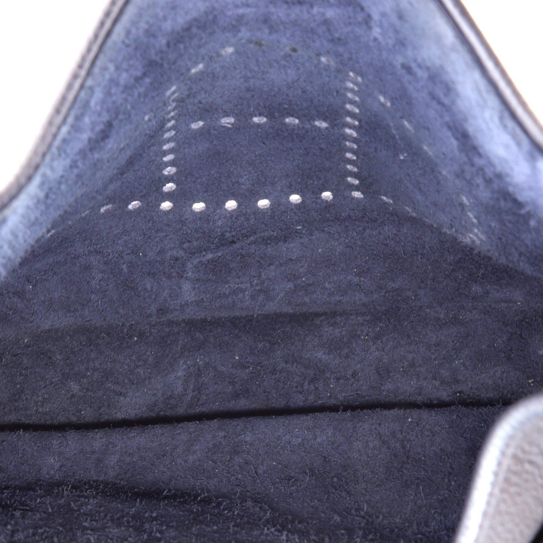 Pre-Owned Hermes Evelyne Bag Gen III Clemence PM, Alternate, color, Bleu Indigo