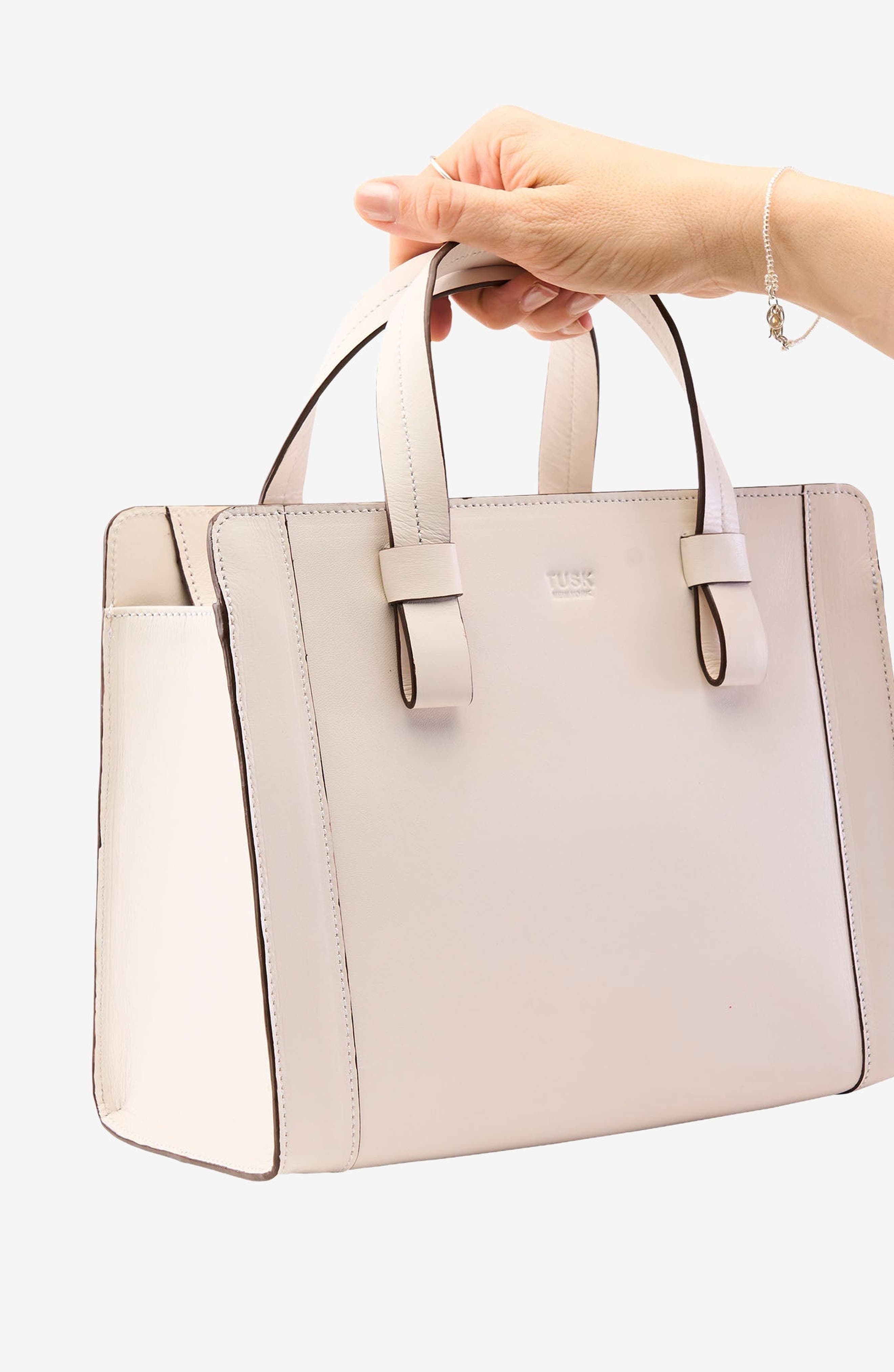Hiro Mini Melba Satchel, Alternate, color, Ivory