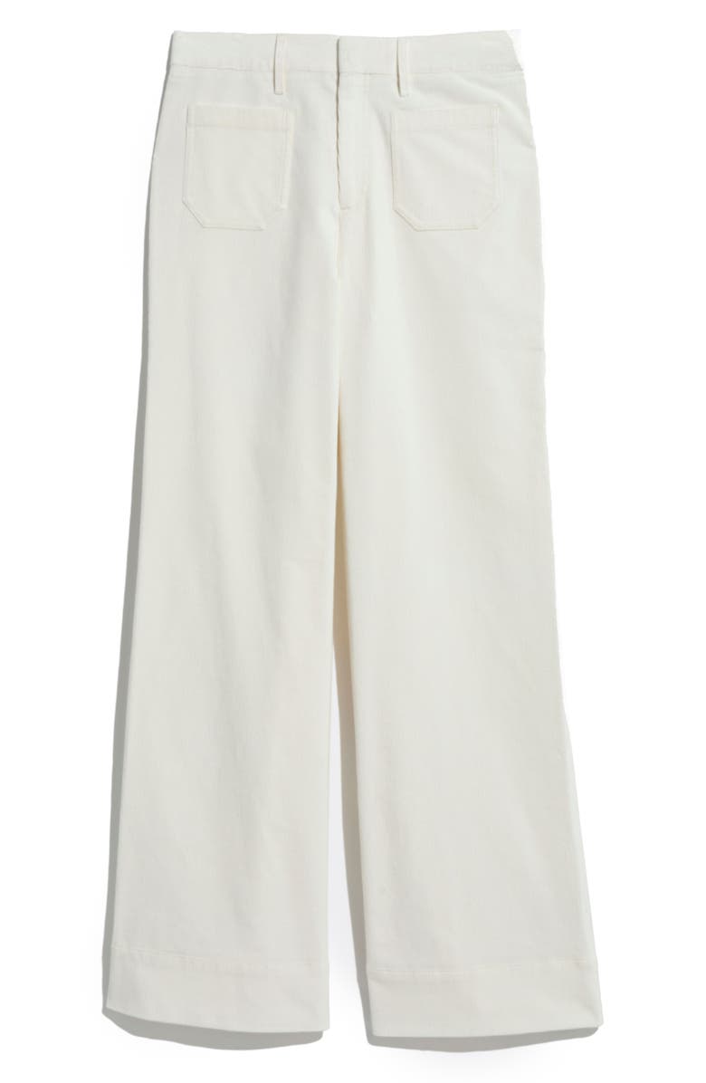 vineyard vines Wide Leg Corduroy Pants, Alternate, color, Marshmallow
