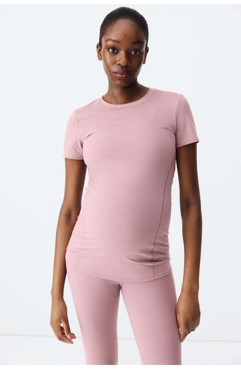 H&M Mama Sports Top, Alternate, color, Antique Rose