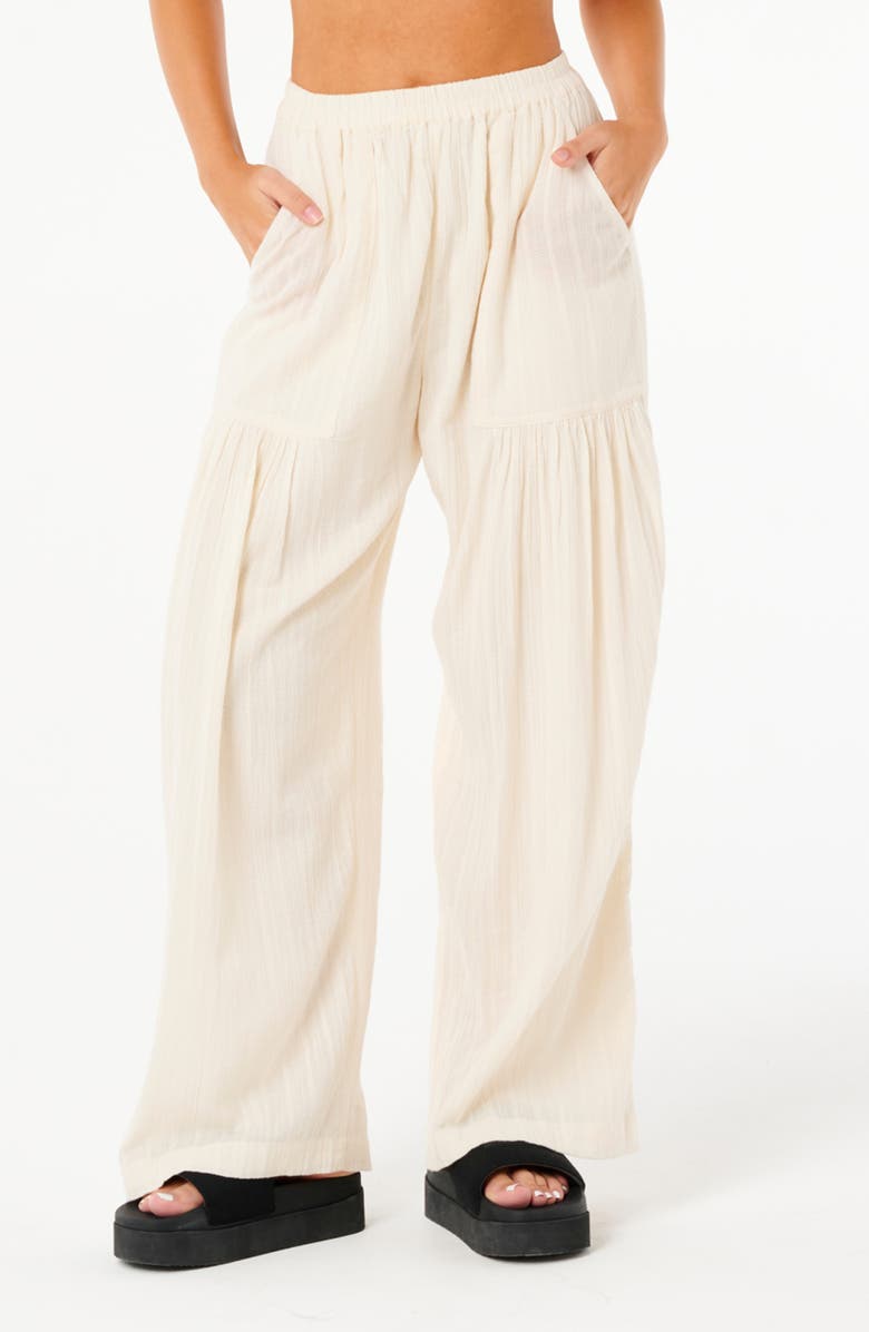 Rip Curl Neon Isles Wide Leg Pants, Main, color, Bone