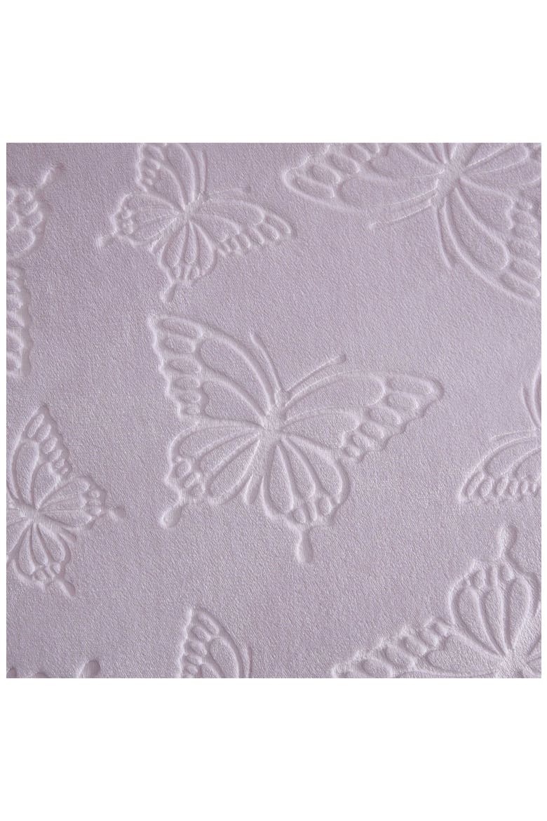 Butterfly Embossed Comforter & Sham Set, Alternate, color, PURPLE