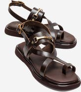 Forever & Always Shoes Fabiana Leather Thong Sandal