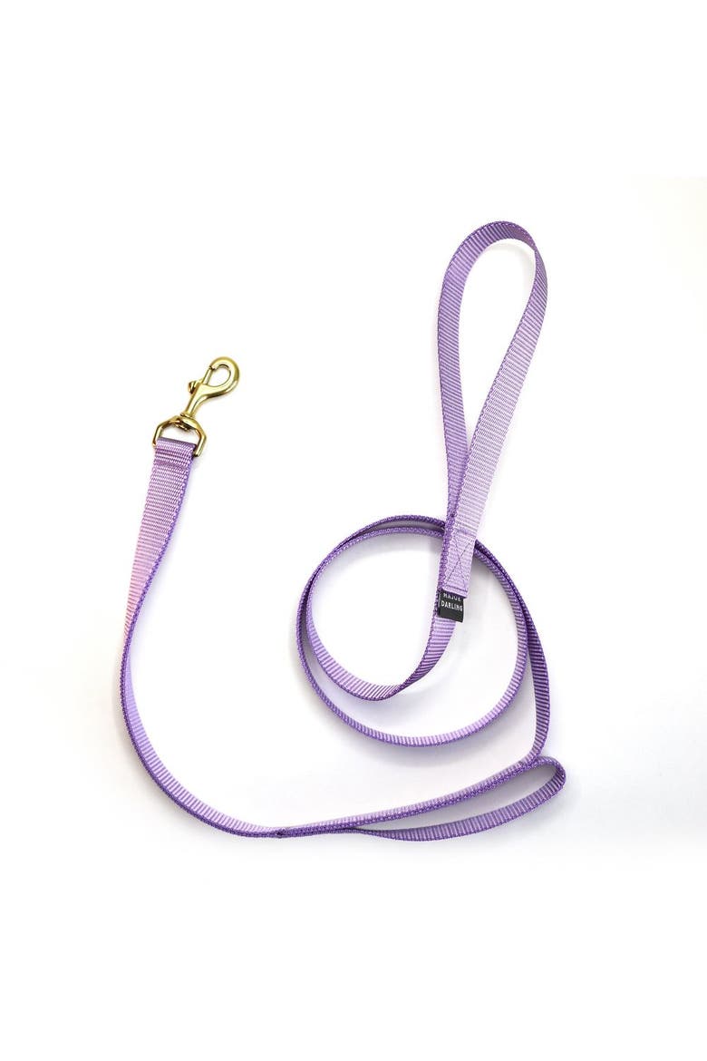 Double Handle Dog Leash, Main, color, Lilac