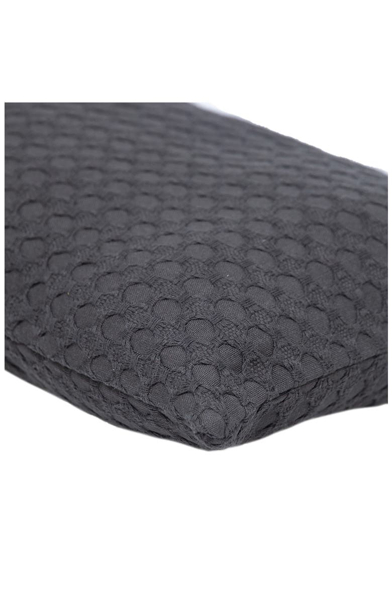 Embossed Throw Pillow, Alternate, color, GRAY