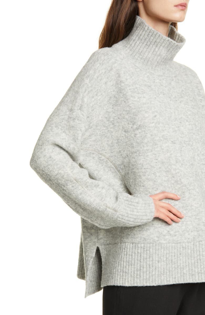 Club Monaco Oversize Turtleneck Sweater, Alternate, color, 