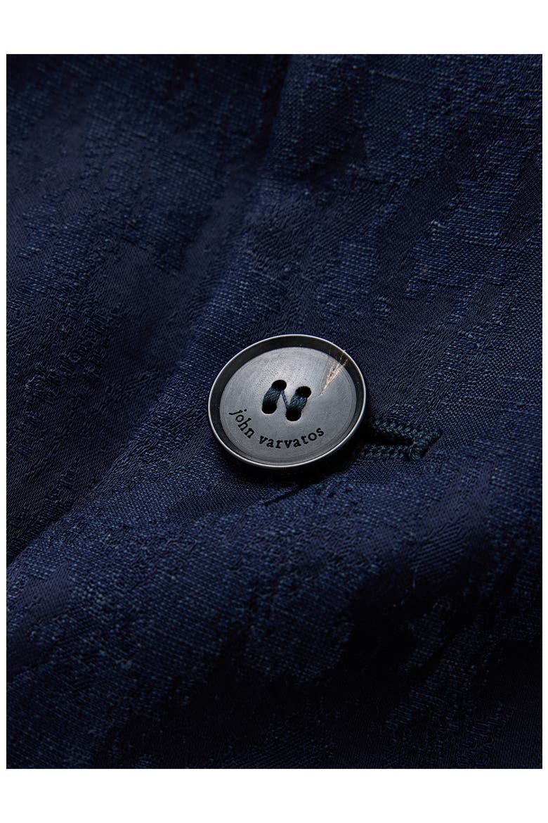 Della Navy Viscose & Linen Jacquard Sport Coat, Alternate, color, NIGHT SKY