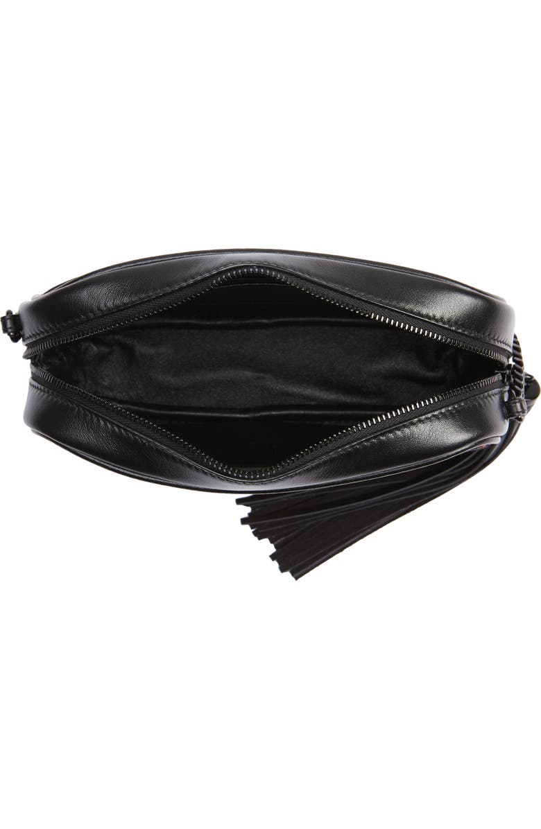 Saint Laurent Mini Lou Tiger Stripe Camera Bag, Alternate, color,