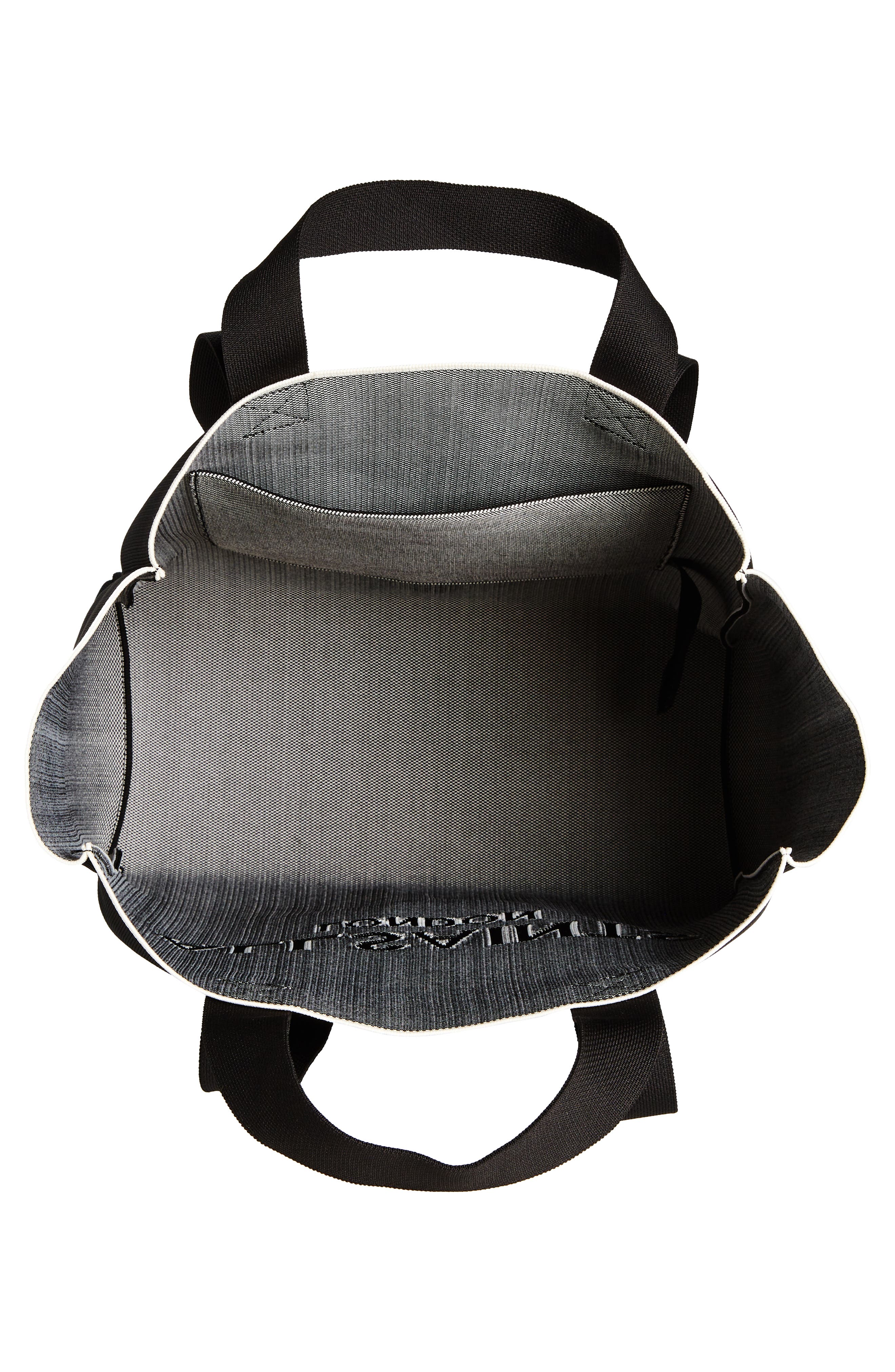 AllSaints Izzy Recycled Polyester Tote, Alternate, color, Black