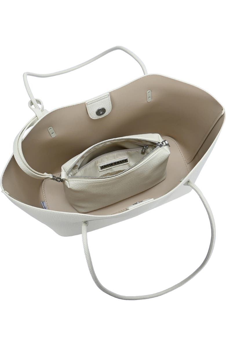 Antik Kraft Tote Bag with Pouch, Alternate, color, Cream