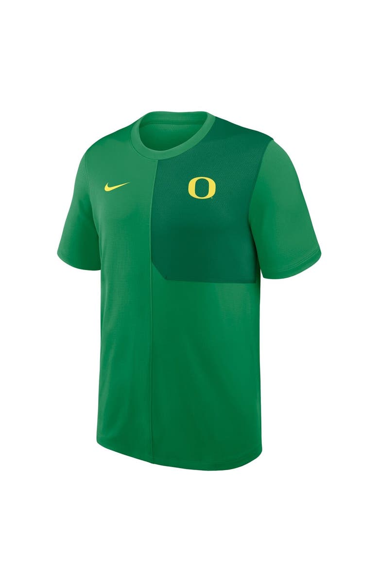 Nike Men's Nike Green Oregon Ducks 2025 Sideline UV Performance Coach T-Shirt, Alternate, color, Green