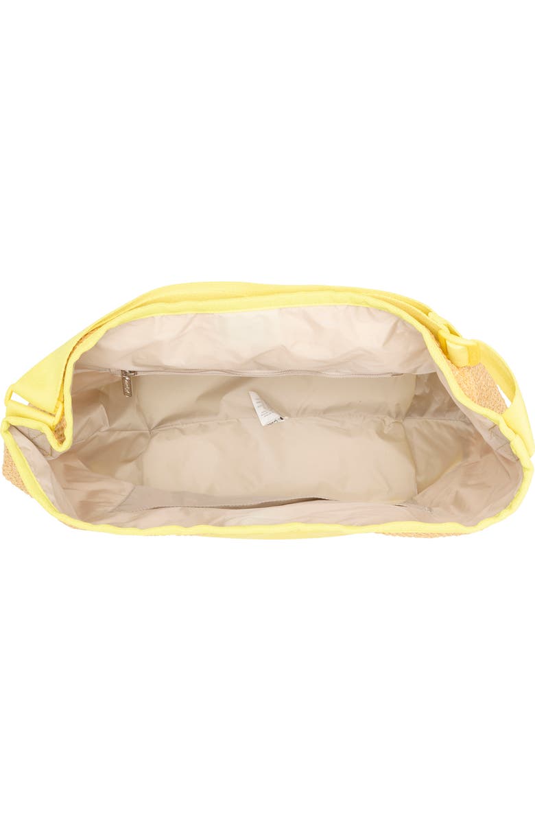 LeSportsac Raffia Large Shoulder Bag, Alternate, color, Primrose Yellow Raffia