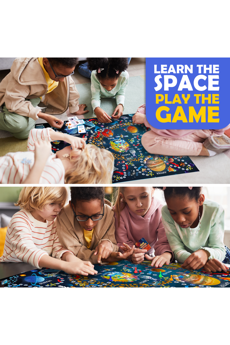Educational Board Games for Kids and Families, Alternate, color, Spase Game