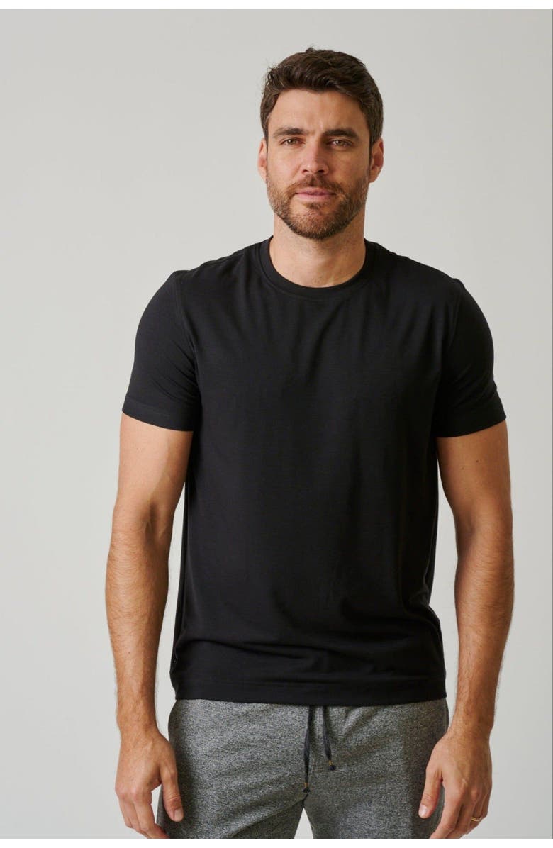 LEISURE LAB Everyday T-Shirt, Alternate, color, Matte Black