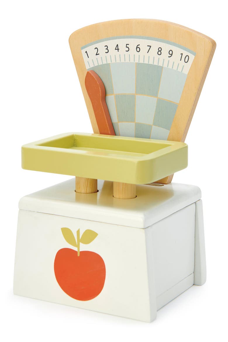 Wooden Market Scale, Main, color, MULTI