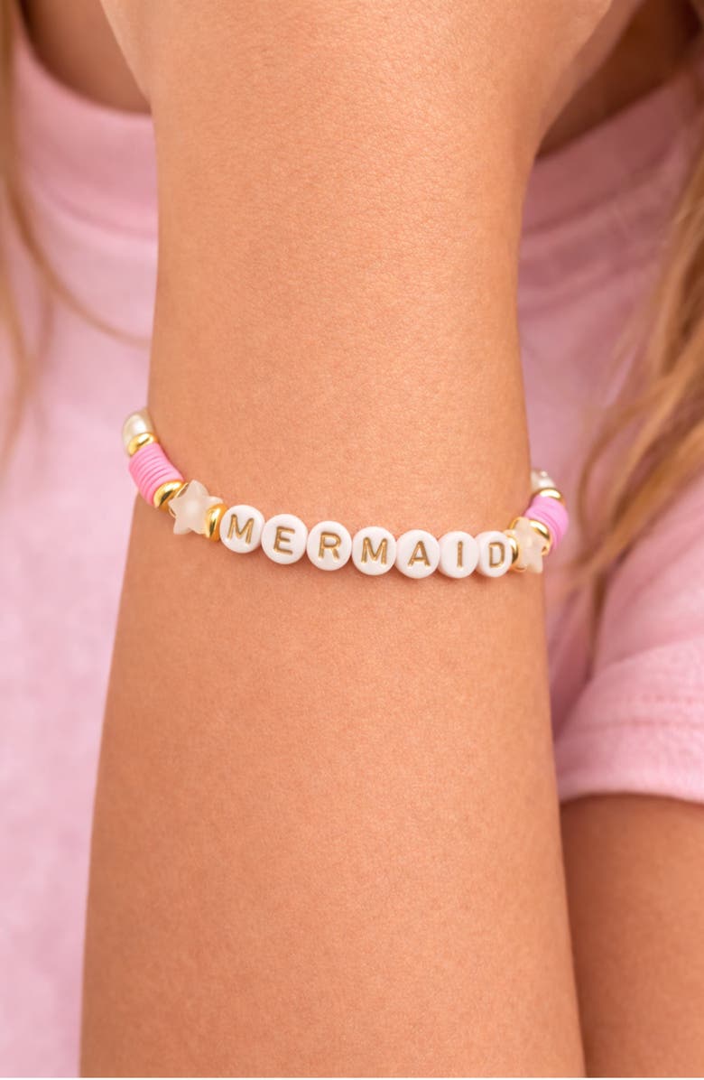 Bits & Bows Mermaid Magic Bracelet, Alternate, color, Pink/Purple/Blue/White