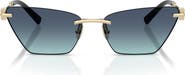 Tiffany & Co. 61mm Gradient Butterfly Sunglasses