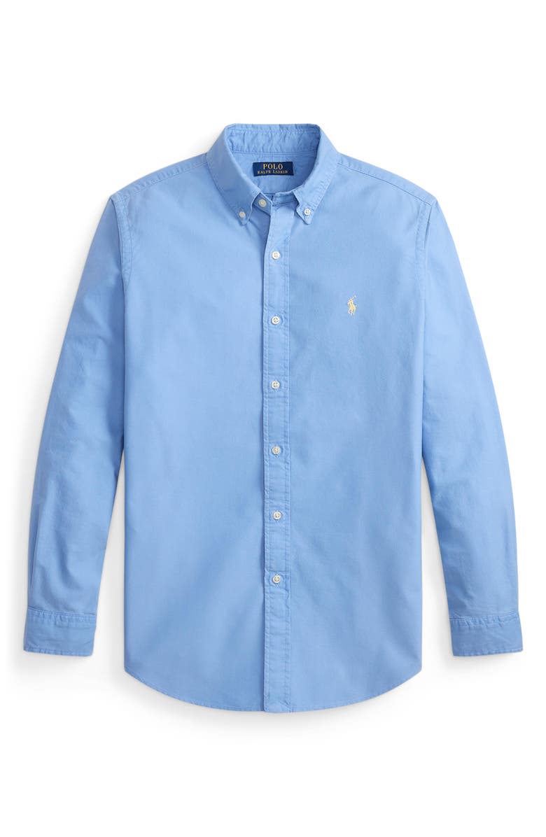 Polo Ralph Lauren Classic Oxford Button-Down Shirt, Alternate, color, Bristol Blue