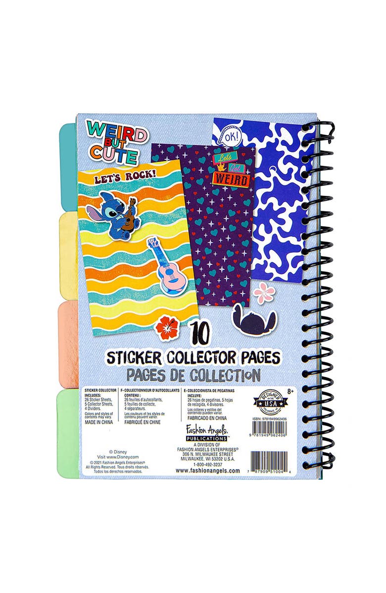 Fashion Angels Disney Stitch Sticker Collector Book 1000+ Themed Stickers, Alternate, color, Multicolored