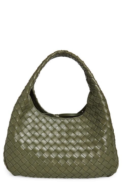 Campana Intrecciato Leather Shoulder Bag