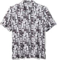 Tommy Bahama Bahama Coast Tropical Tonic Cocktail Print IslandZone® Polo
