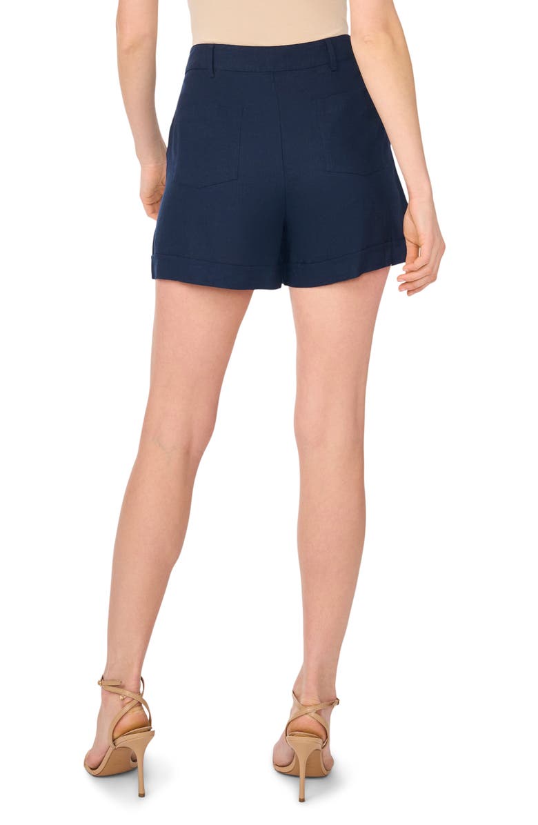 1.STATE Embroidered High Waist Shorts, Alternate, color, Indigo Night