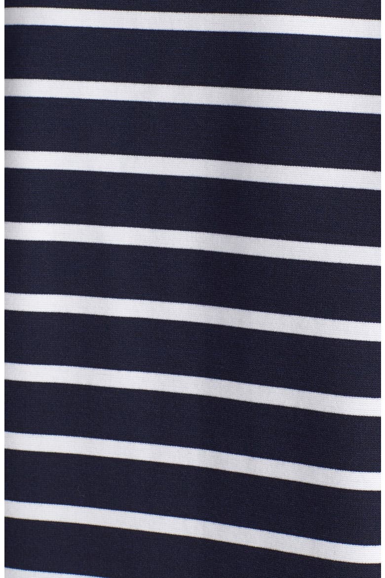 BB Dakota 'Phillipa' Stripe Ponte Shift Dress, Alternate, color, NAVY