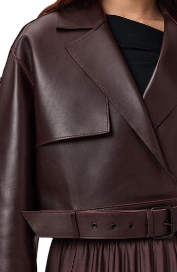 Ophelia Bonded Leather Jacket