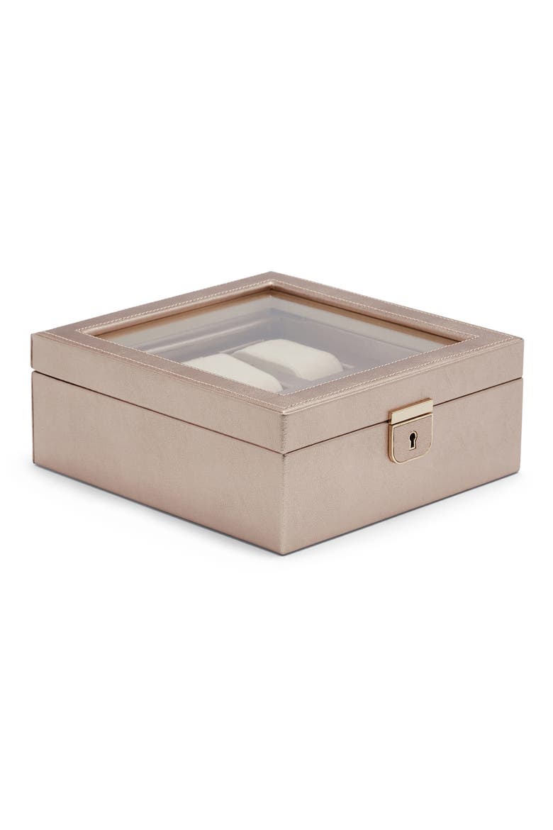 Palermo 6 PC Watch Box, Main, color, ROSE GOLD