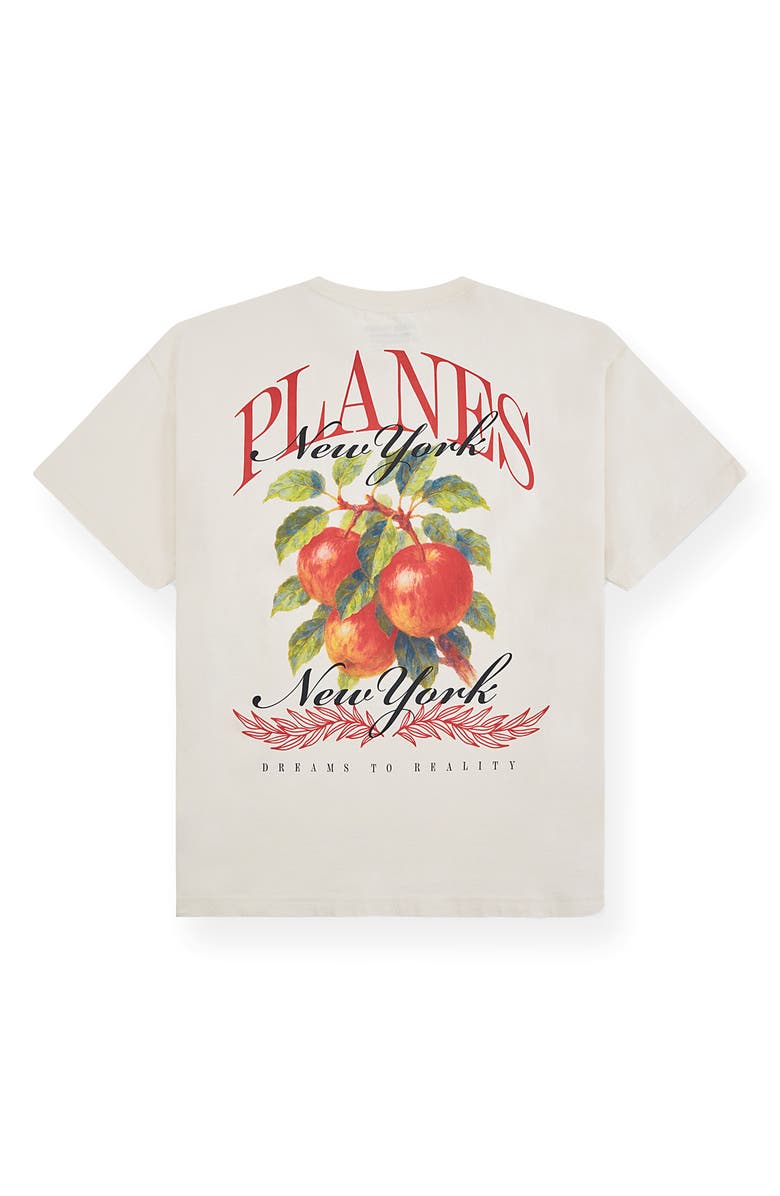 PAPER PLANES Planes NY Apple Cotton Graphic T-Shirt, Alternate, color, Eggshell