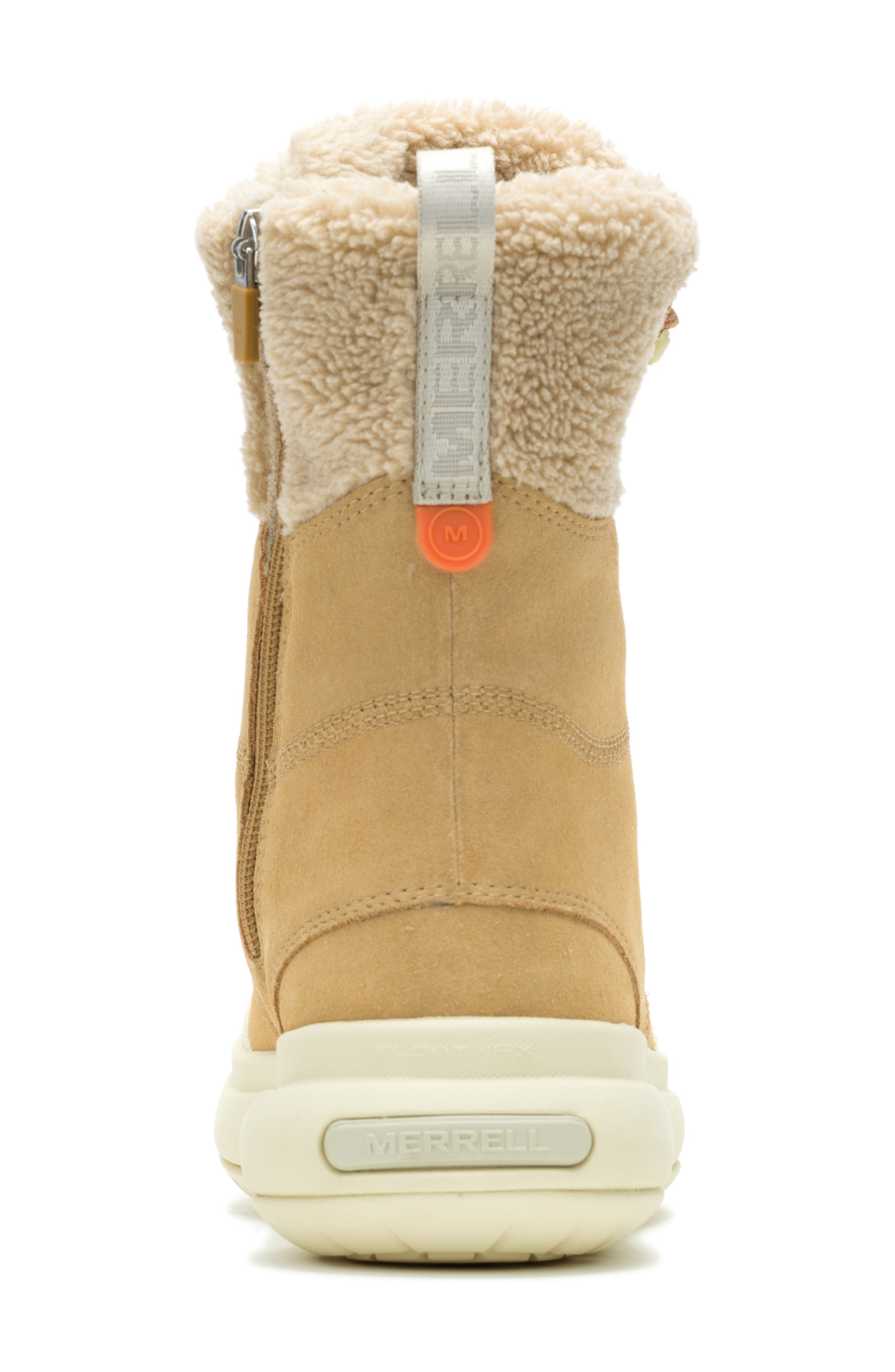 Merrell Marquette Thermo Waterproof Faux Shearling Lined Boot, Alternate, color, Tan
