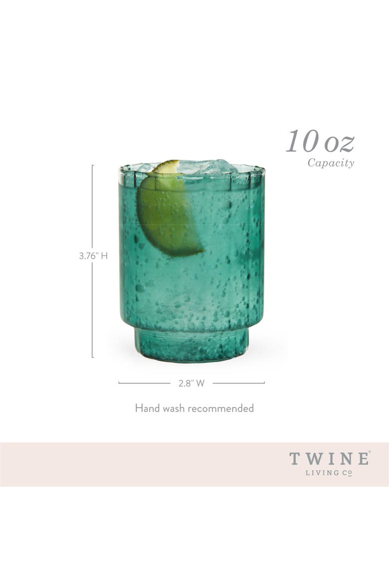 Malachite Optic Tumblers Set of 2, Alternate, color, Green