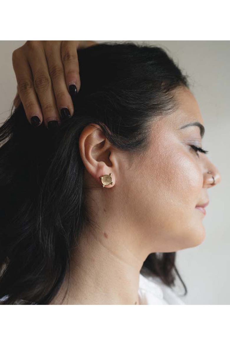 Pari Dot Disc Earring Set - Set of 2, Alternate, color, Gold