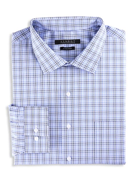 Big & Tall Check Patterned Dress Shirt